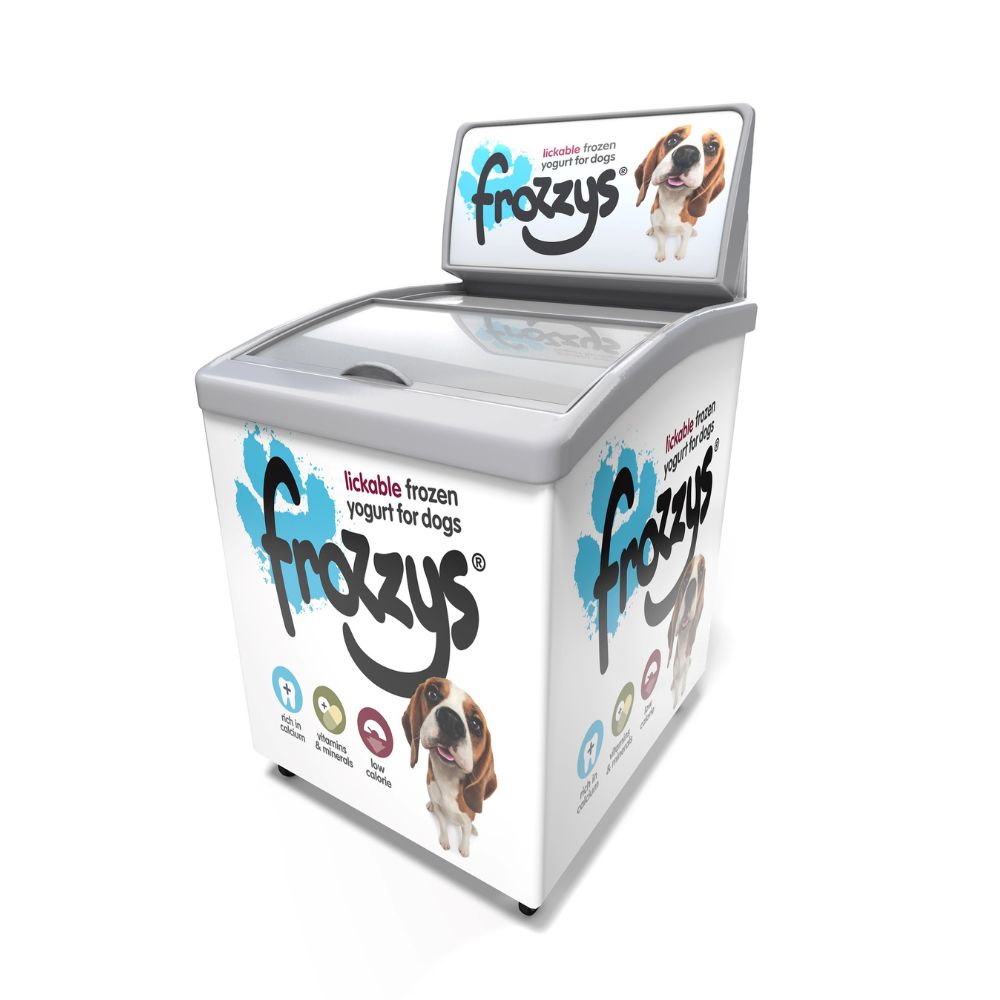 Frozzys branded chest freezer