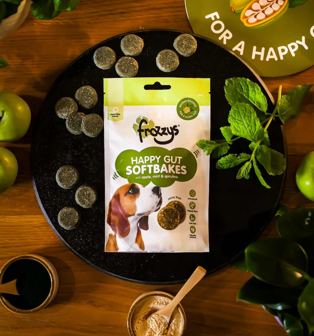 Frozzys Happy Gut Softbakes - Apple, Mint & Spirulina