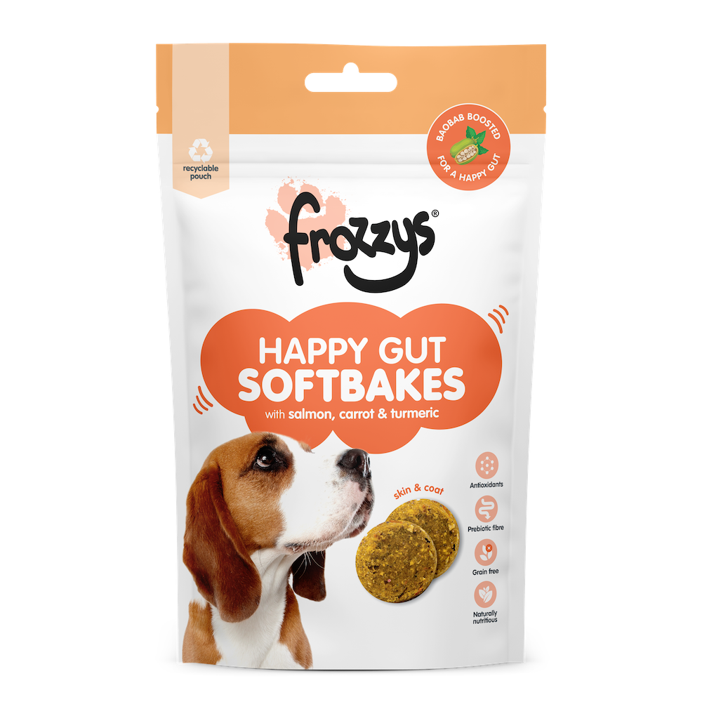 Frozzys Happy Gut Softbakes - Salmon, Carrot & Turmeric