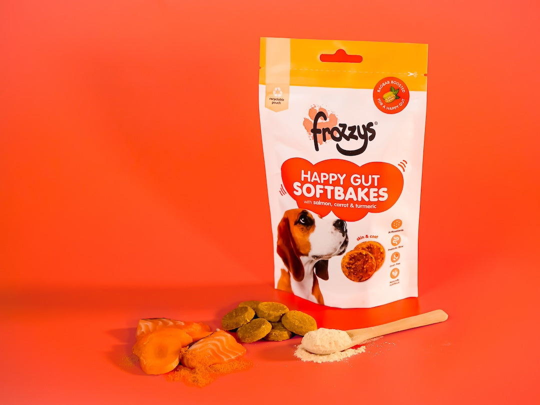 Frozzys Happy Gut Softbakes - Salmon, Carrot & Tumeric