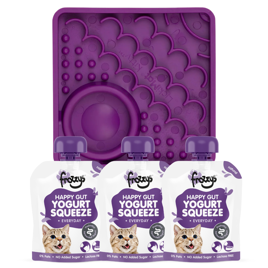 Frozzys x LickiMat Happy Kitty Bundle
