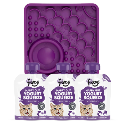 Frozzys x LickiMat Happy Kitty Bundle