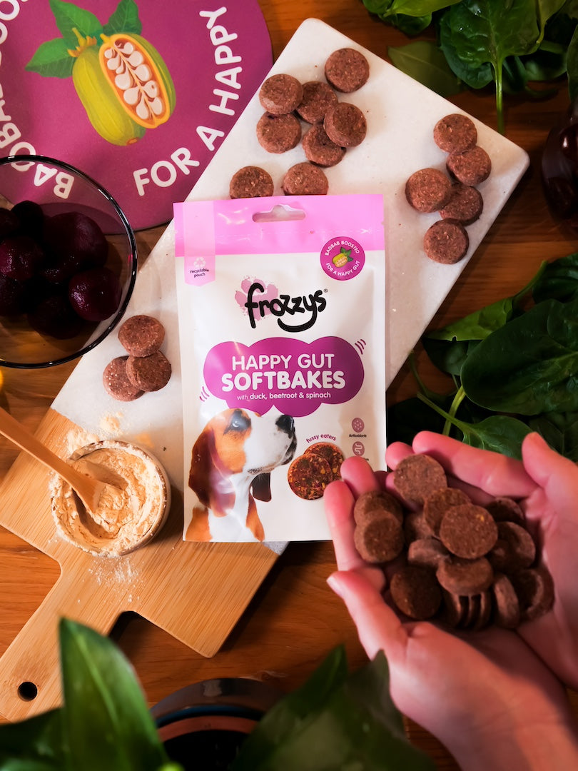 Frozzys Happy Gut Softbakes - Duck, Beetroot & Spinach