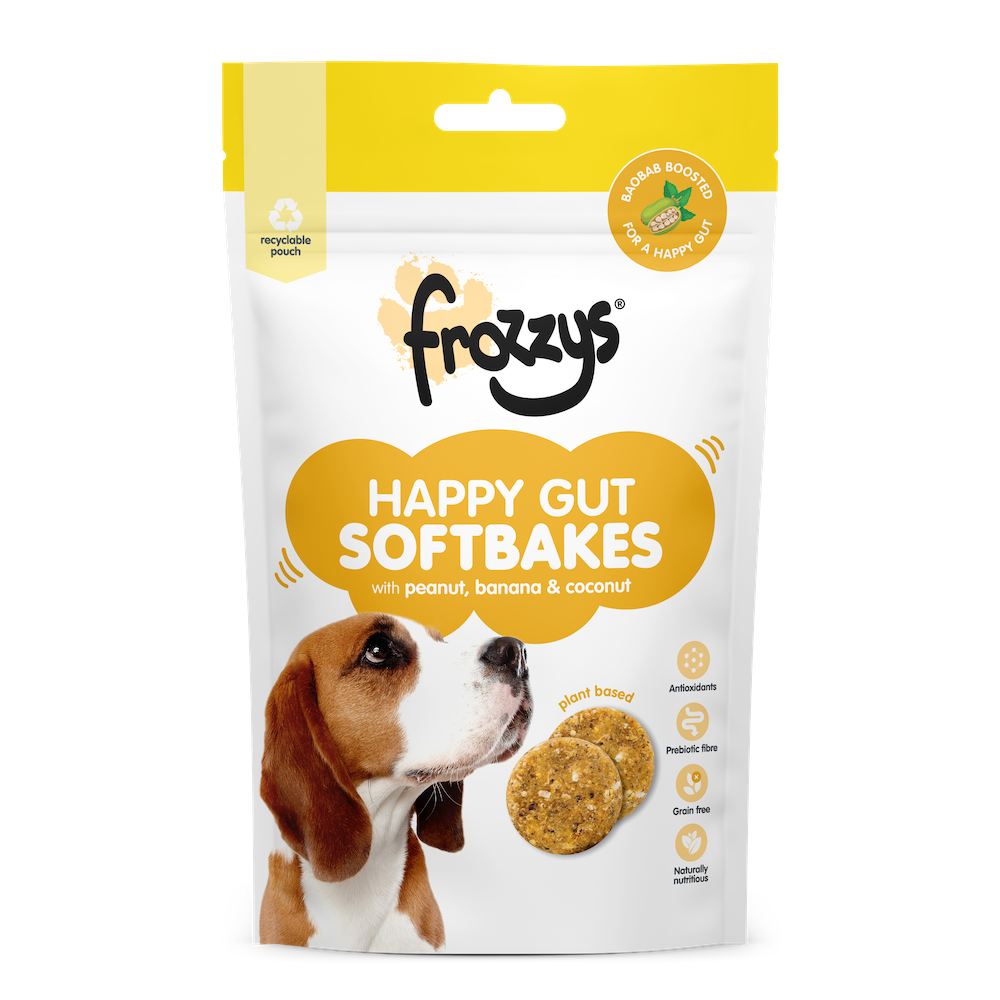 Frozzys Happy Gut Softbakes - Peanut, Banana & Coconut