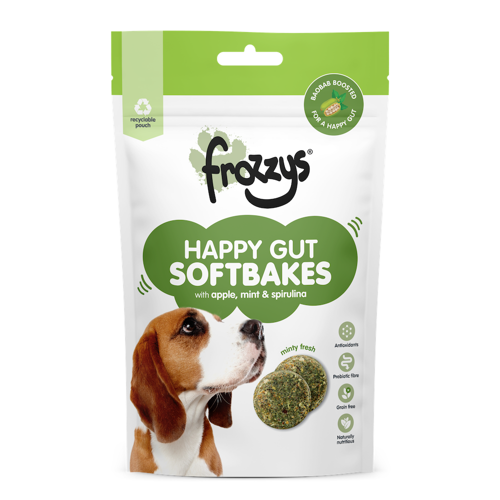 Frozzys Happy Gut Softbakes - Apple, Mint & Spirulina