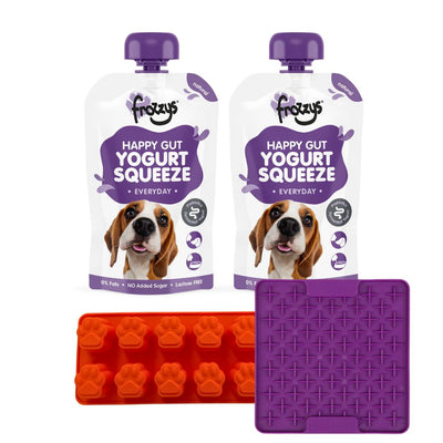 Happy Gut Yogurt Squeeze Starter Bundle - Dog