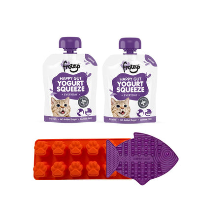 Happy Gut Yogurt Squeeze Starter Bundle - Cat