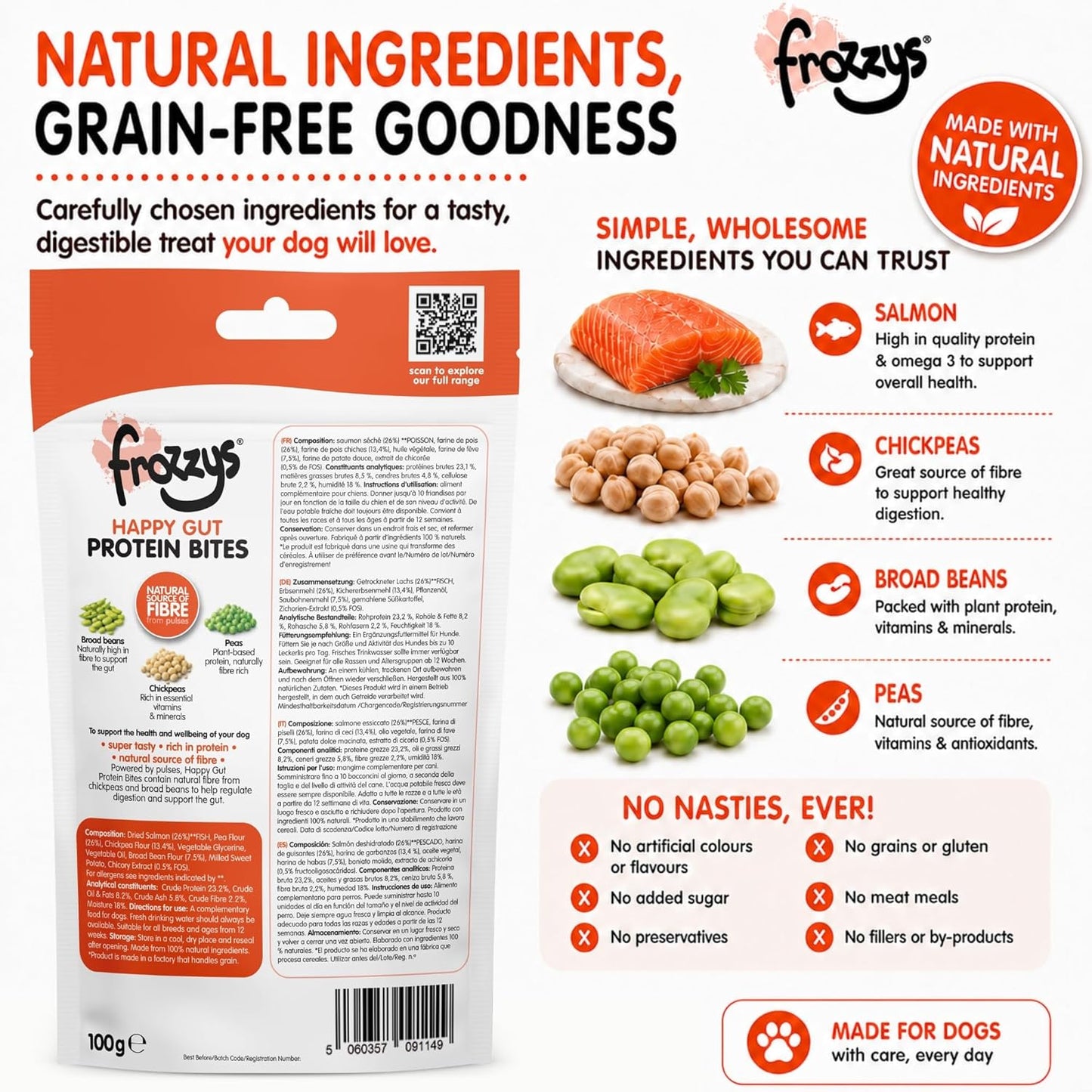 Happy Gut Protein Bites - Salmon