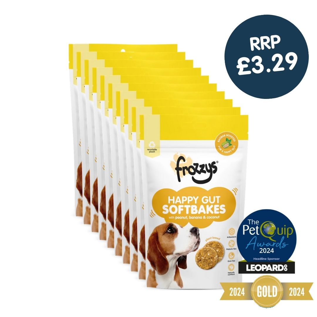 PATS Frozzys Happy Gut Softbakes - Peanut, Banana & Coconut